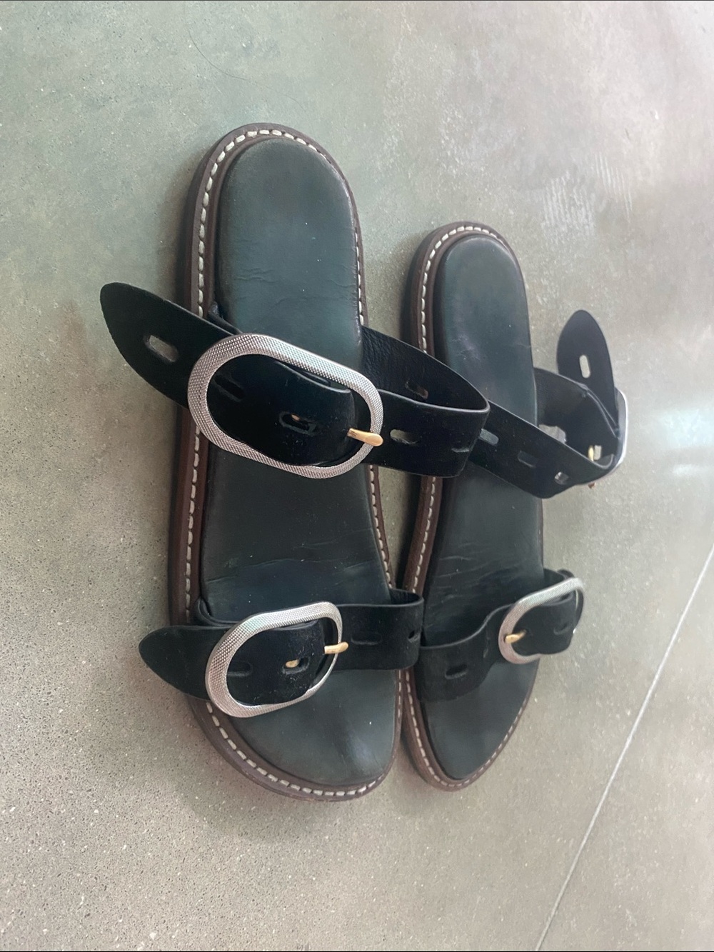 Rag and Bone Black Ansley Sandal - 38